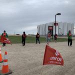 In a May 22 interview with The Western Producer, a spokesperson for the union that represents 730 locked-out refinery workers said unionized workers were planning to set up picket lines at six bulk fuel locations this week. | Twitter/@Unifor594 photo