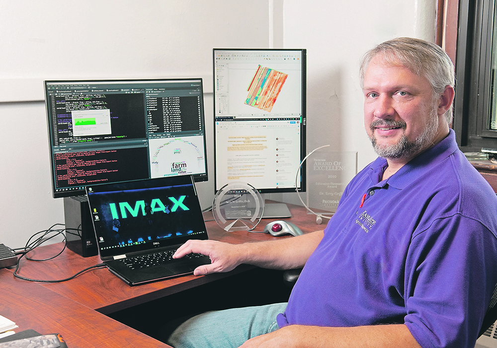Terry Griffin of Kansas State University feels more research is needed surrounding the economics of technology in agricultural production.  |  Dan Donnert photo