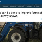 The survey, conducted from Feb. 10-21, found that roughly seven in 10 producers (72 percent) have had an incident resulting in an injury, or they experienced a close call at some point in their lifetime.
| Screencap via fcc-fac.ca