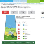 The Saskatchewan Health Authority is declaring a COVID-19 outbreak in two Hutterite communities in the Rural Municipality of Maple Creek (No. 111). | Screencap via Saskatchewan/ca