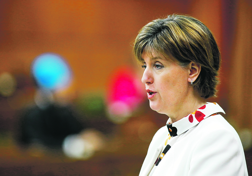 Federal Agriculture Minister Marie-Claude Bibeau said many sectors have already been contacted to participate in a food buy-back program, but details aren’t finalized yet.  |  Reuters/Blair Gable photo