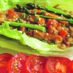 Pre-cook the lentils and chop the vegetable ahead of time to help make these Asian lentil lettuce wraps a quickly prepared light lunch. | Betty Ann Deobald photo