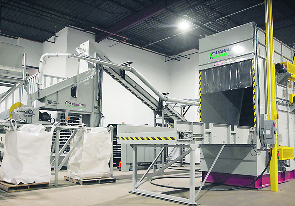 Canadian Greenfield Technologies’ HempTrain processing plants cost almost $2 million.  |  Supplied photo