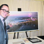 Lethbridge Exhibition chief operating officer Mike Warkentin shows an artist’s rendition of the planned new look for Exhibition Park. The provincial government recently announced a $27.5 million investment in the $70 million project that will increase the size of the Lethbridge venue and allow it to attract more national and international events. | Barb Glen photo