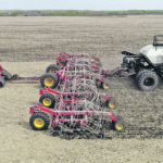 Bourgault’s new Paralink hoe drills, the 3330SE and the 3335QDA, have a new dual knife opener option that is part of a system that allows growers to place granular fertilizer in three locations for each seed run. The 3335QDA series can be equipped with AccuSet that allows operators to adjust seeding depth on-the-go from the tractor cab. | Bourgault photo