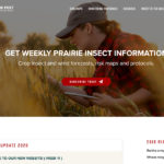 Crop producers across the West can now access pest information and insect risk maps through a new website located at prairiepest.ca. | Screencap via prairiepest.ca
