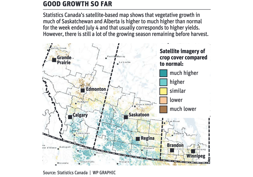 Crops get good marks in mid-season report