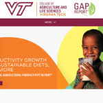The 2019 Global Agricultural Productivity Report by Virginia Tech says the current annual productivity growth of 1.63 percent is less than the required 1.73 percent to sustainably produce food and agricultural products that will be needed by 10 billion people in 2050.
| Screencap via globalagriculturalproductivity.org