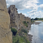 The Milk River is low and shrinking because the usual diversion of water into the Milk from the St. Mary River was eliminated when several diversion structures failed on the Montana side of the border this spring. | Barb Glen photo