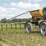 As cover crops continue to catch on, more farmers are looking for technology to make it happen. The new drop tube kits from Agco will be available on new machines this summer and as a retrofit for existing RoGators this fall. | Agco photo