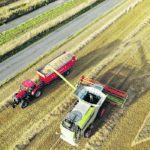 It has been a tough year for producers in France. Weather was too wet for the wheat and now too dry for the corn. A farmer harvests his wheat in Haynecourt, northern France, July 19, 2020. | REUTERS/Pascal Rossignol photo