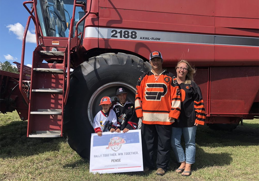 They may not have won their bid for the Hockeyville 2020 title, but the town of Pense, Sask., has raised its profile, and that of its arena, across Canada. | Twitter/@PenseHockey photo