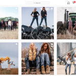 Cassandra Lepp, the eldest of the two sisters, said they provide a clear and factual voice for the agricultural industry, and by incorporating their love of fashion, it also gives them a creative outlet. Their fashion photos provide them some contrast and reprieve from the physically demanding, sometimes tedious and dirty work of farming. | Screencap via Instagram/@thetulepp
s