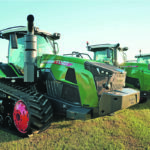 AGCO Challenger tractors will now be offered in Fendt colours, but the new 16.2 liter MAN engine provides a horsepower bump to the biggest tractors in these lineups. The 1167 Vario MT has 670 h.p., while the biggest Challenger previously had 600 maximum. The tractors also come with a new VarioDrive transmission that makes them the highest h.p. two-track tractors to offer a CVT transmission. | Fendt photo
