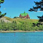 The iconic Prince of Wales Hotel is a majestic railway hotel built in 1927 and perched on a hilltop with one of the most magnificent views in Canada. | Arlene & Robin Karpan photo