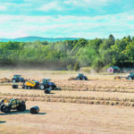 At 125 years old, New Holland remains a full line farm equipment company. It's strong heritage in forage production is augmented with high-horsepower tractors, combines and seeding gear, with the Flexicoil history in Western Canada. | New Holland/Emmanuel Bourgois photo