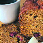 : Pumpkin loaf provides comfort on a crisp harvest morning, while fresh brewed coffee and a cheese slice complete the offering. | Jodie Mirosovsky photo