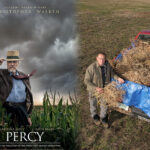 Percy is the Hollywood telling of the Percy Schmeiser story, the Bruno, Sask., farmer who was found guilty of patent infringement in the early days of Roundup Ready canola.
| Photos via Mongrel Media (left) and Michael Raine