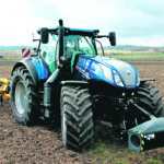 The Topsoil Mapper is a magnetic-induction based soil sensor that can measure how deep a hardpan layer is and automatically control deep ripping operations to prevent unnecessary tillage. The sensor is mounted on the tractor's front, three-point hitch in this application. | Geoprospectors photos