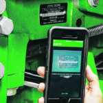 The Deere Smart Connector can transfer data from tractor to phone. It can also capture information, such as barcodes on the machine for identification. | John Deere photo