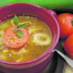 Are you thankful for an abundant harvest of zucchini and tomatoes? Chicken tortellini soup with zucchini and tomatoes is easy to make and puts both of them to use. | Betty Ann Deobald photo