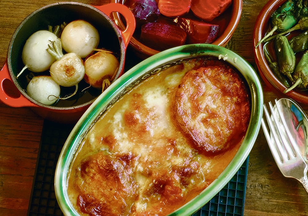 Eggplant parmigiana is a hearty vegetarian main course and also works if you are following the Mediterranean diet.  |  Sarah Galvin photo