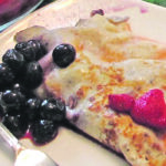 The author’s mother made crepes using her own recipe with any fresh fruit in season. | Frieda Martens photo