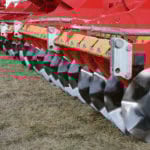 The Väderstad Crosscutter’s unique discs are designed for shallow tillage, mulching crop residues and activating weed seeds while conserving moisture. | Michael Robin photo