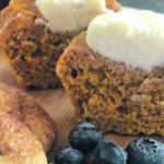 Pumpkin cream cheese muffins and pumpkin snickerdoodles are such sweet home-made treats. A side of fresh blueberries make us feel less guilty. | Jodie Mirosovsky photo