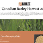 The website, located at barleyharvest.ca, includes photos, videos and updates on crop quality. | Screencap via barleyharvest.ca