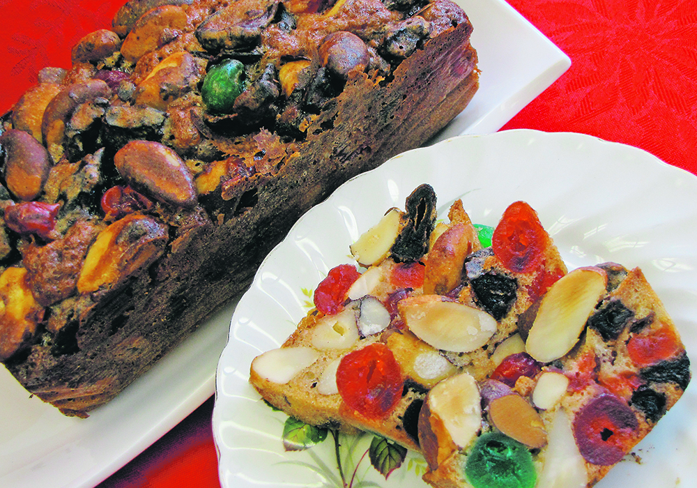 Brazil nut cake has a rough, dense textured top so no additional decorating is needed.  |  Betty Ann Deobald photo