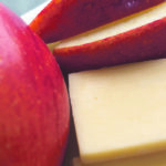 Sliced apples with peels and gouda cheese make a healthy snack that is addicting | Jodie Mirosovsky photo