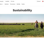 McDonald’s is one of three food companies, along with Harvey’s and Chop Steakhouse and Bar, that source a portion of their beef from certified sustain-able operations. | Screencap via mcdonalds.com