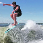 Keegan Hodgson tried regular ocean surfing when he was 11 during a family trip to Hawaii and later took up wake surfing. | Photo submitted by Karmen Hodgson