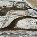 Serfas Farms began the project in June and it is expected to be fully complete in the third quarter of 2021. The new build is likely the first large from-scratch feedlot to be built in the region within the past decade. | Twitter/@KevinSerfas photo