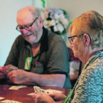 Joe and Virginia Liebl get toget her with friends weekly to play canasta. | Mary MacArthur photo
