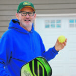 Lorne Enright took up pickle ball when he retired from farming. He said he likes the fast pace of the game. | Mary MacArthur photo