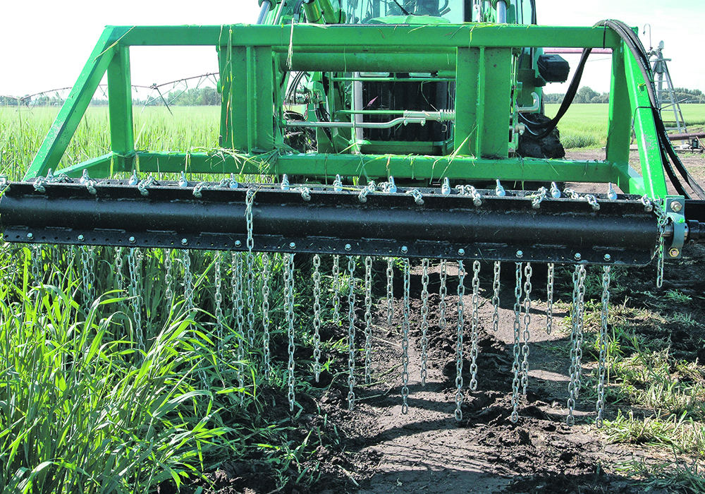 Farming Smarter uses this hail simulator in its research, including the work it has done on whether fungicide and nutrient blend applications improve crops’ recovery from hail damage. | File photo