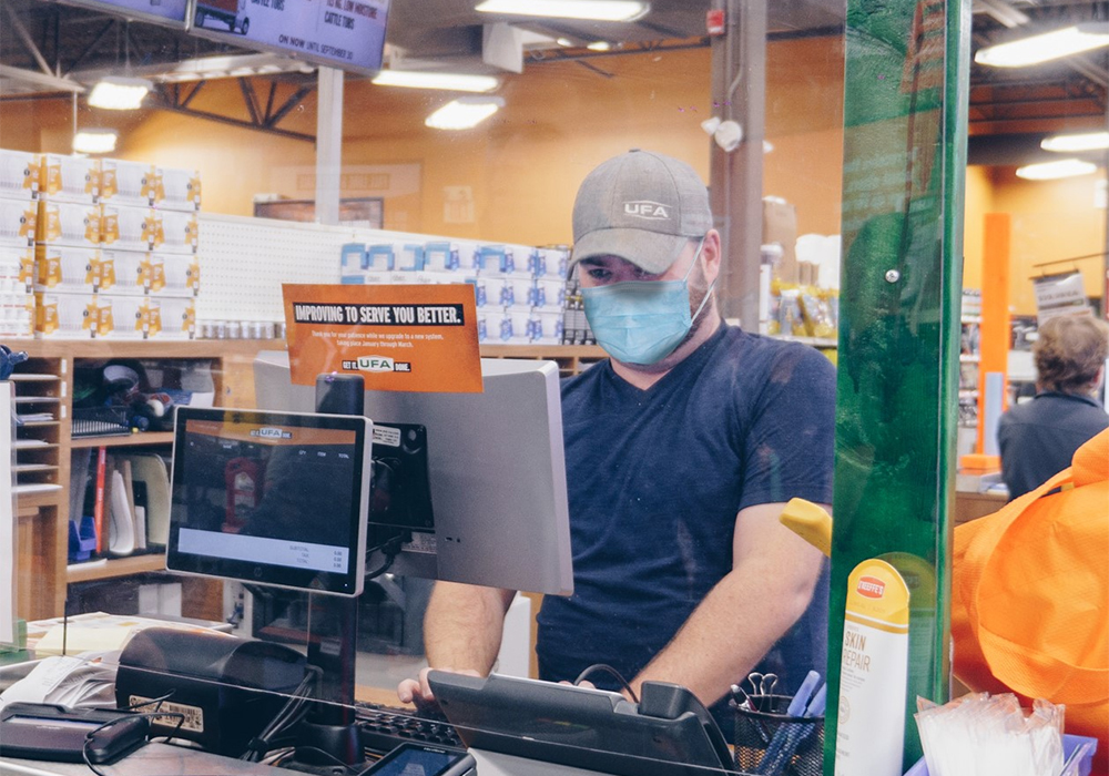Bonuses ranging from about $500 to $1,000 were recently given to frontline employees in UFA's farm and ranch supply stores. | UFA photo