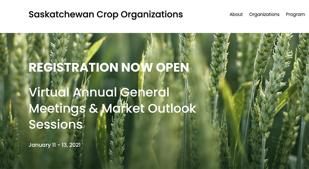 If you actually follow a commis-sion’s activities and you don’t agree with how check-off dollars are being spent, voice your concerns. Maybe even consider putting your name forward as a director. | Screencap via saskcrops.com
