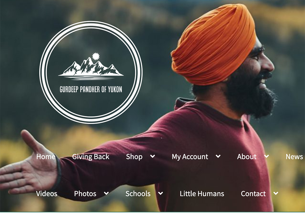 Gurdeep Pandher has single-handedly introduced thousands of Canadians to Banghra dancing, the Yukon and an infectious urge to smile.  | Screencap via gurdeep.ca