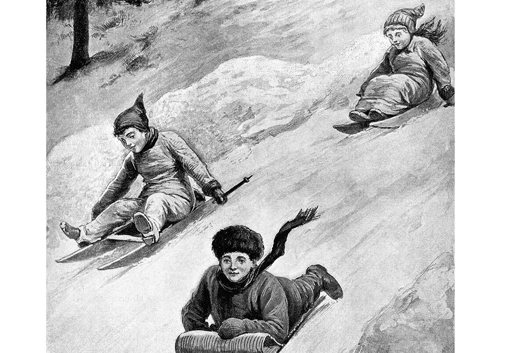 To stand at the top of the hill, survey the unknown white expanse unfolding below and entrust your well-being to narrow planks assembled with screws, nails and ropes took a certain amount of bravery.  | Getty Images