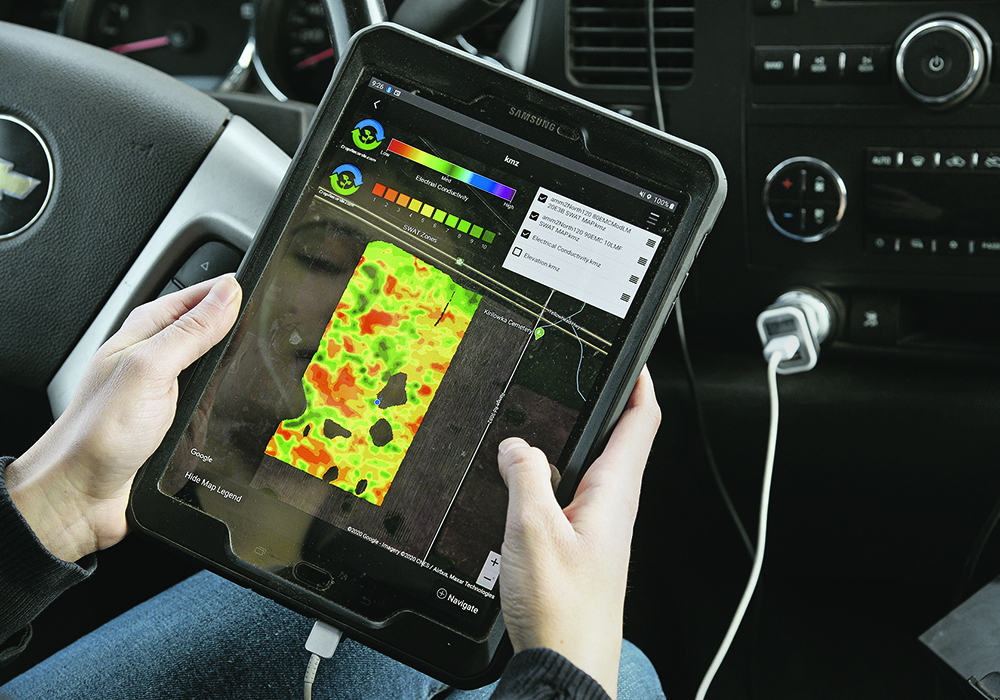 New innovations include in-field crop monitors, yield mapping and remote scouting.  | File photo