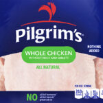Pilgrim’s Pride, owned mainly by Brazil’s JBS SA, will pay US$75 million to settle claims by purchasers that bought chickens directly from the company. The size of Tyson’s settlement with the same purchasers was not disclosed.
| Screencap via pilgrims.com
