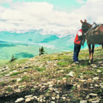 Maizie enjoys the view after carrying an adoring greenhorn to the top of a 7,200 foot mountain. | Supplied photo