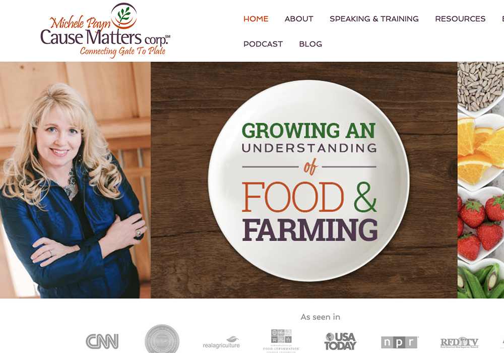 U.S. dairy farmer Michele Payn speaks out against the practice of shaming people over food choices. | Screencap via causematters.com
