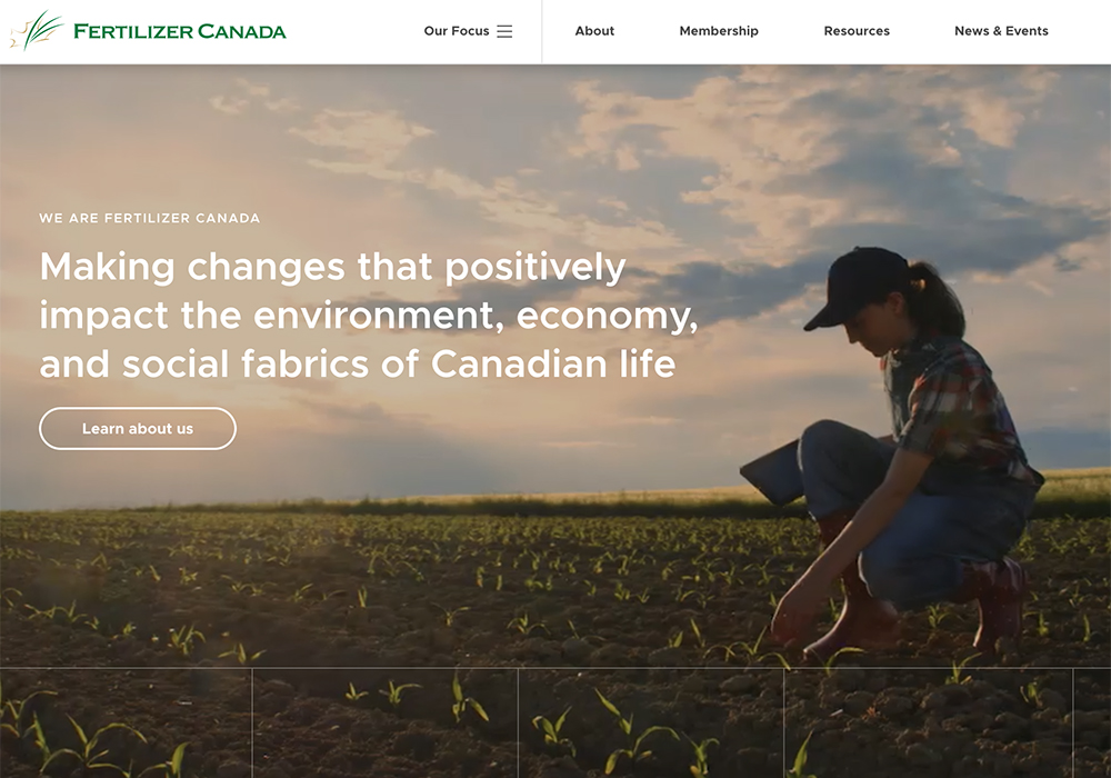 The voluntary 4R Nutrient Stewardship program reported almost four million verified acres in 2020. That is out of a total of 87.8 million acres of Canadian cropland.  | Screencap via fertilizercanada.ca