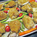 This sheet chicken and roasted vegetables dish is easily adapted to feed one or two or easily increased to feed a large number. | Betty Ann Deobald photo