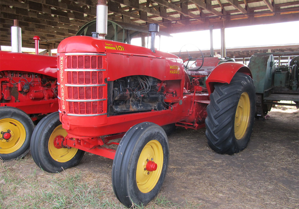 Dad bought a Massey Harris Twin 101 tractor the month I was born, so I always felt a kinship with it. | Screencap via mbagmuseum.ca