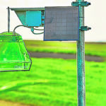 The iScout devices can be placedin any field that has an LTE cellular signal. These are solar powered, which reduces upkeep. | Metos Canada photo